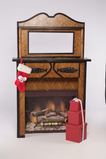Weihnachtskamin, Weihnachtsmantel