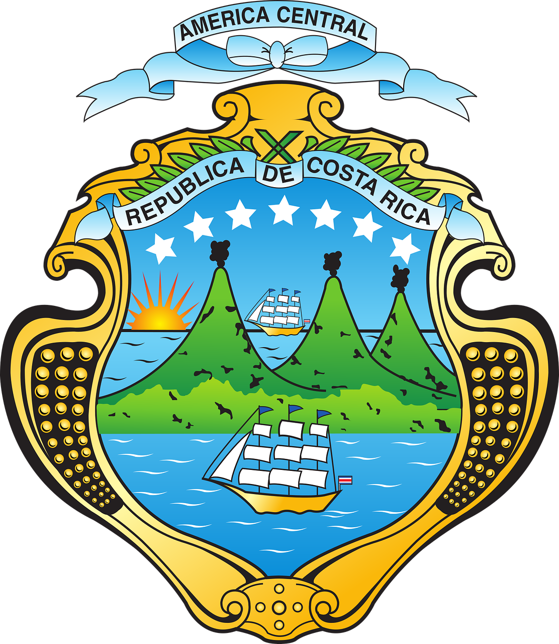 Download Coat Of Arms, Landscape, Art. Royalty-Free Vector Graphic
