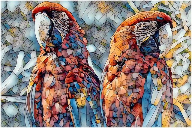 Free Bird Parrot illustration and picture