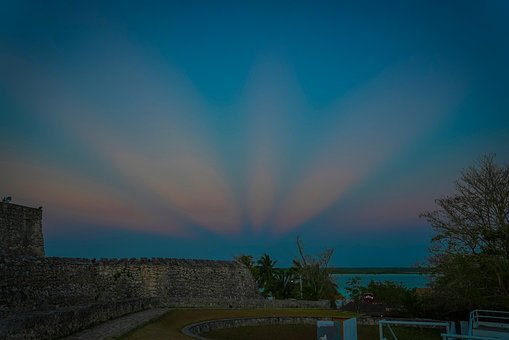 Free Sunset Bacalar photo and picture