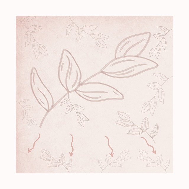 Free art leaves pattern boho design vector