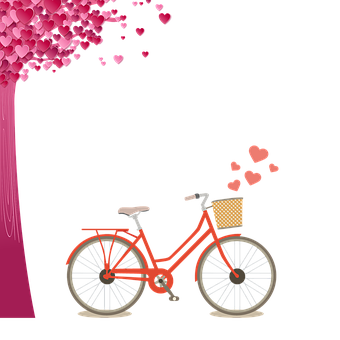 Liebe, Fahrrad, Paar, Biker, Süß, Fahrt