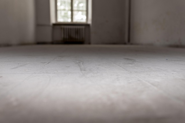 Tile being laid during a custom home project