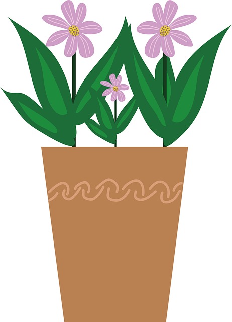 Free Flowers Pot illustration and picture