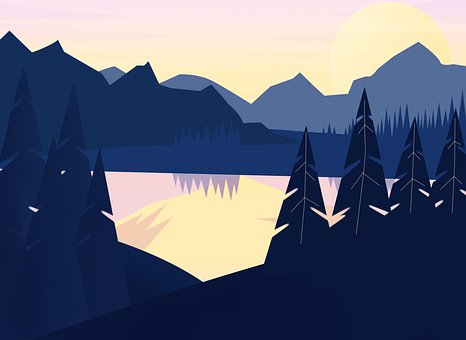 Landschaft, Natur, Wald, Berg, Baum