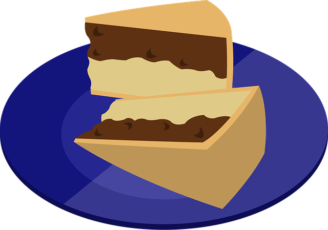 Free dessert cake slice vector