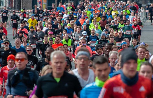 Marathon, Competitie, Sport, Rennen
