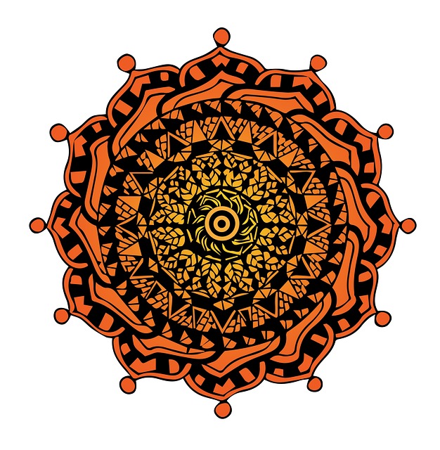 Blumenmuster, Rosette, Florale Elemente