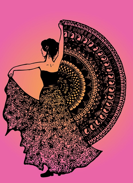 Indische Tänzerin, Mandala, Frau, Tänzer