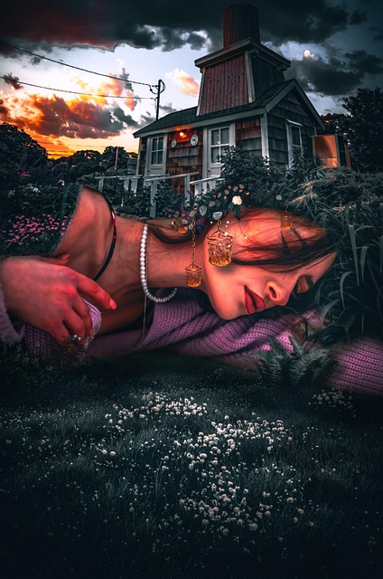 Mujer, Calle, Atardecer, Amanecer, Sueño