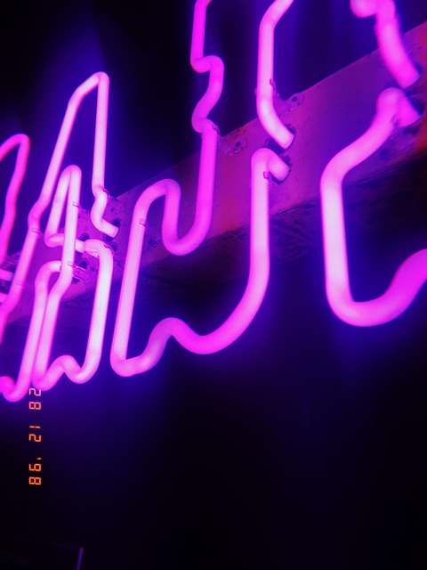 Free Neon Warsaw photo and picture