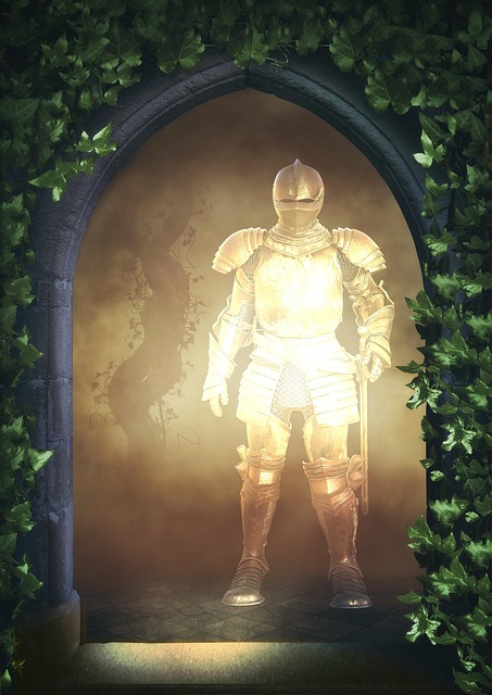 Free knight armor ghost illustration