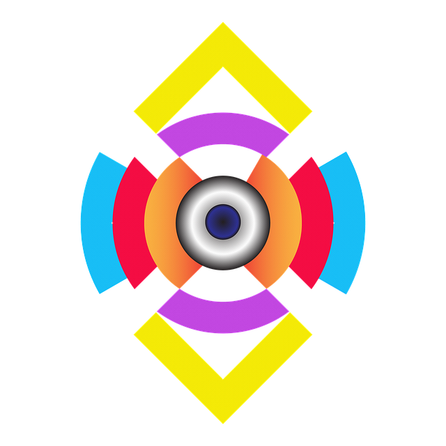 Free eye abstract design illustration