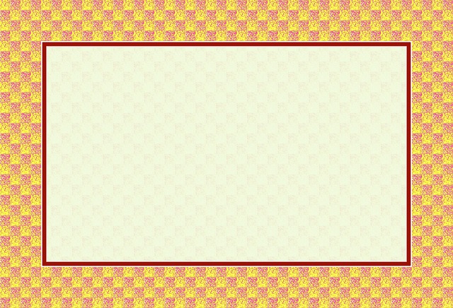 Free frame template background illustration