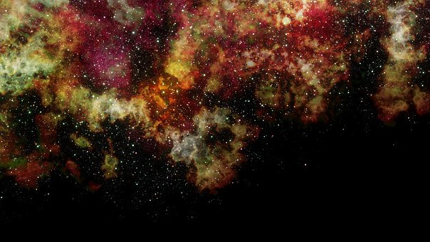 Galaxis, Raum, Universum, Sterne