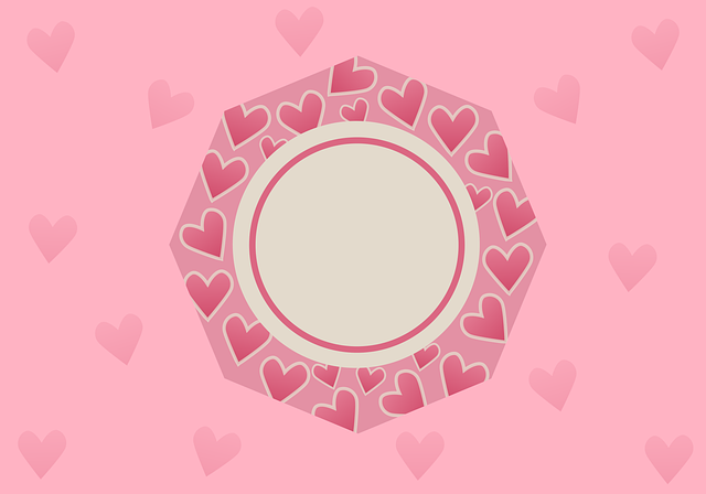 Free valentine wedding pink vector