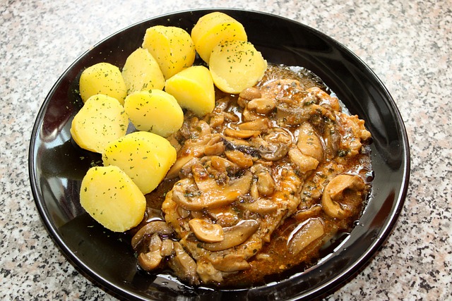 Free Mushrooms Potato photo and picture