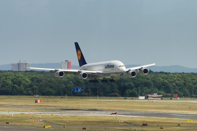 Lufthavn, Lufthansa, A380, Airbus