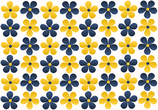 Blumige Textur, Schöne Tapete