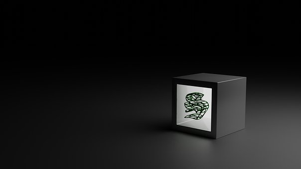Tapet, Minimalist, Blender, Cub Implicit