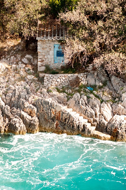 Meer, Kroatien, Küste, Hütte, Haus