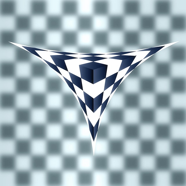 Free design checkered background 3d render illustration
