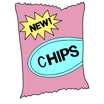 Potetgull, Chips, Junk Food, Matbit