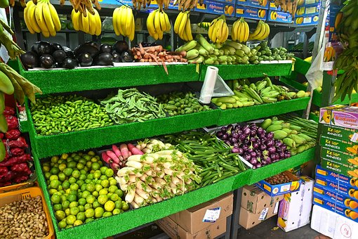 Gemüse, Frisch, Obst, Stall, Markt