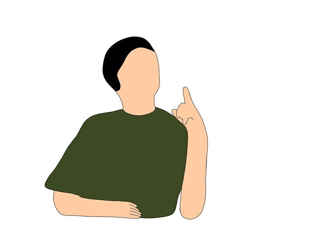 Free man thought thinking illustration