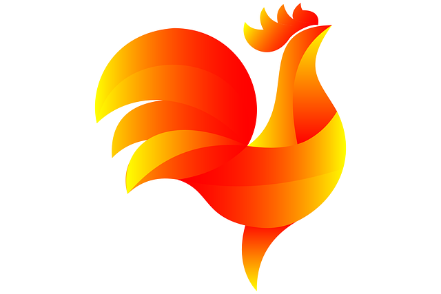 Free rooster logo nature illustration
