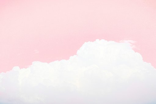 Baggrund, Sky, Hvid, Lyserød, Romantisk