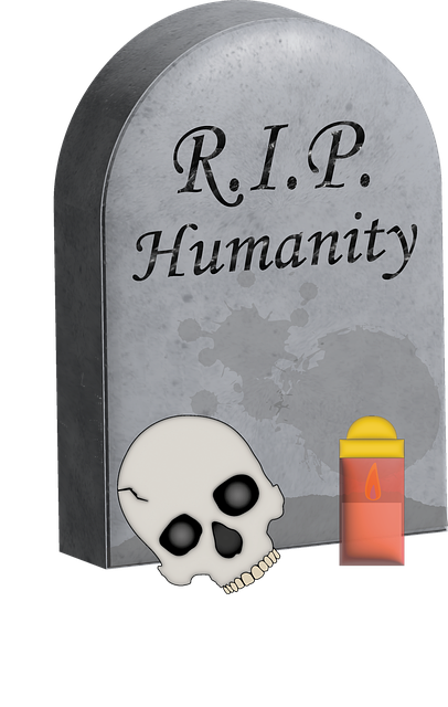 Free grave skull graveyard illustration