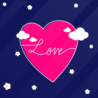 Amor, Flores, Coração, Papel De Parede