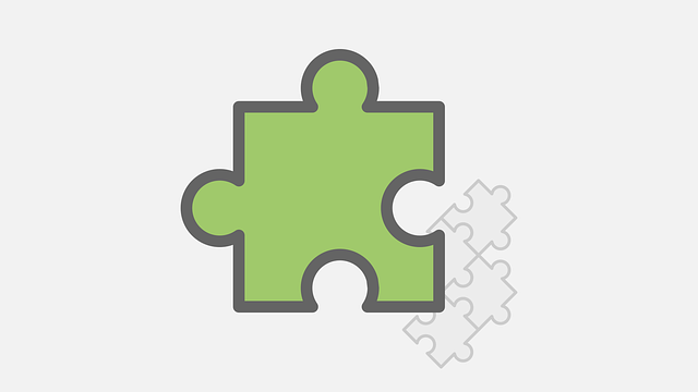 Free puzzle game icon illustration