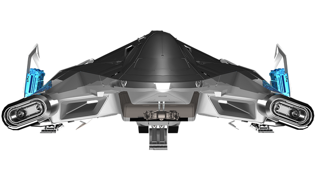 Free cosmos space plane illustration