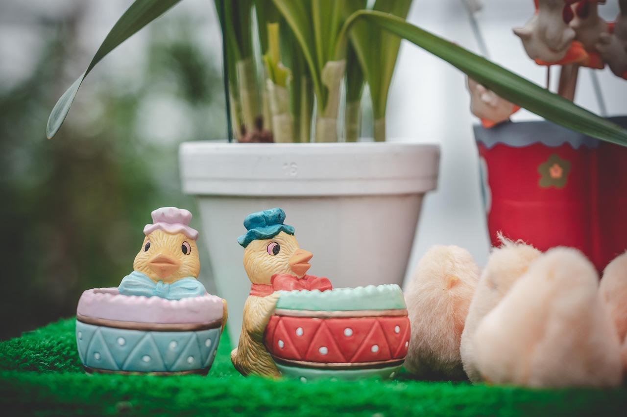 Imagem: Patos, Potes, Decorativo.
