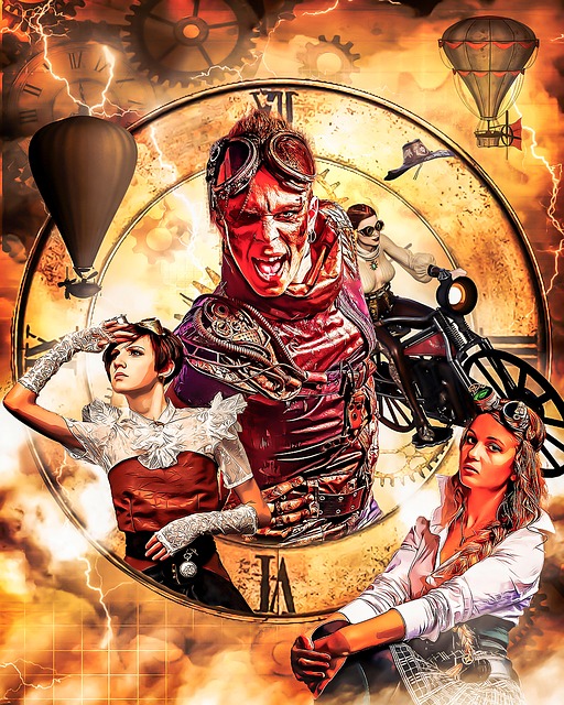 Free Steampunk Clock photo and picture