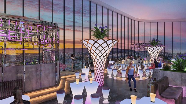 Bar, Sky Bar, Cocktail, Bere