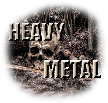 Free Heavy Metal Skull illustration and picture