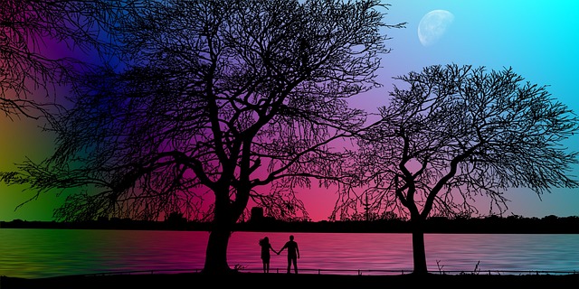 Free nature mood contemplate illustration
