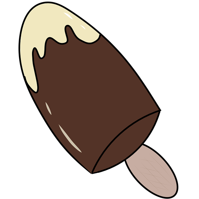 Free chocolate ice-cream ice cream popsicle illustration