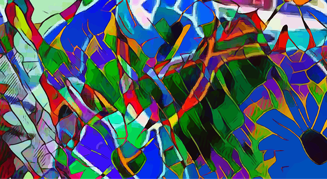 Free abstract artwork painting vector