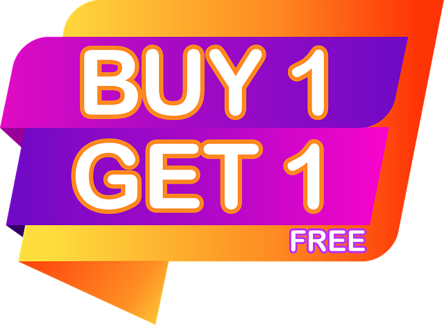 Free buy 1 get 1 free buy get illustration