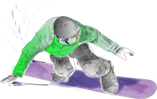Снег, Зима, Спорт, Природа