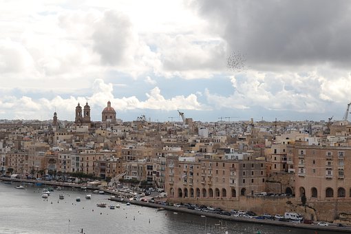 Malta, Oraș, Orizont, Râu, Clădiri