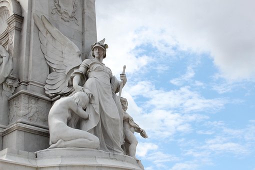 Londra, Buckingham, Statuie, Înger