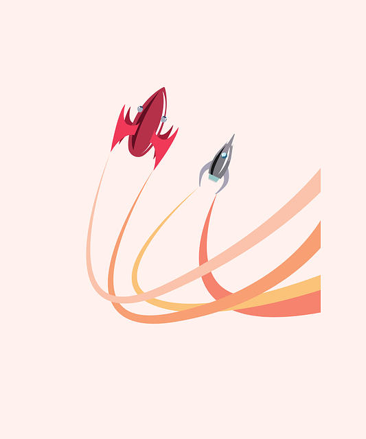 Free space spaceship spacecraft illustration