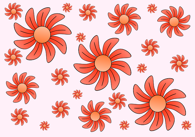 Hintergrund Floral, Blumen, Blumig
