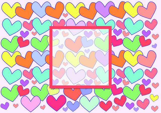 Download free HD stock image of Background Romantic Colored Hearts Free background romantic colored hearts colorful vector