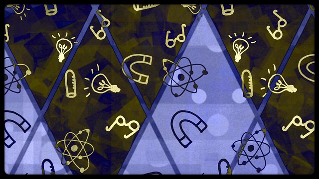 Free educational-scientific illustration atom nuclear illustration